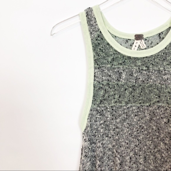 Free People Bumble Bees Tunic Shark Bite Hem S - Picture 4 of 8